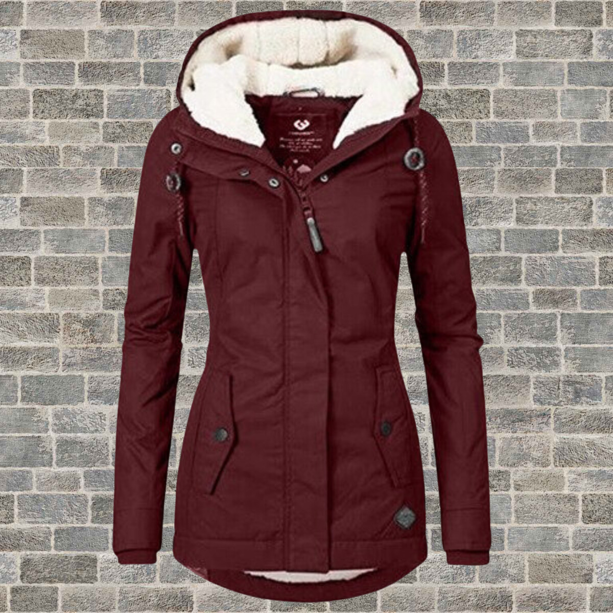 Jacqueline | Veste Confortable D'hiver Avec Sherpa