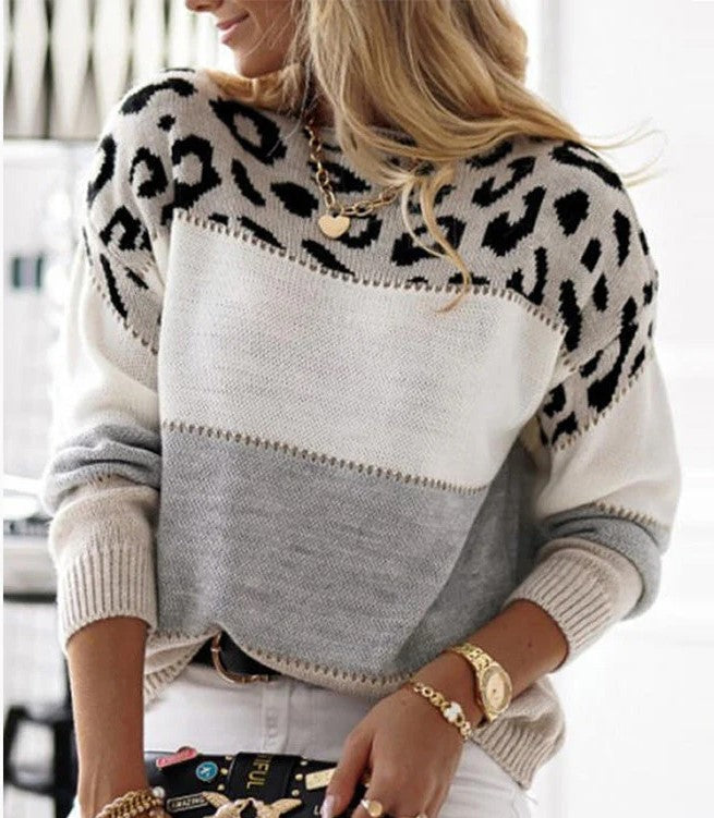 Mirel | Pull Léopard Élégant
