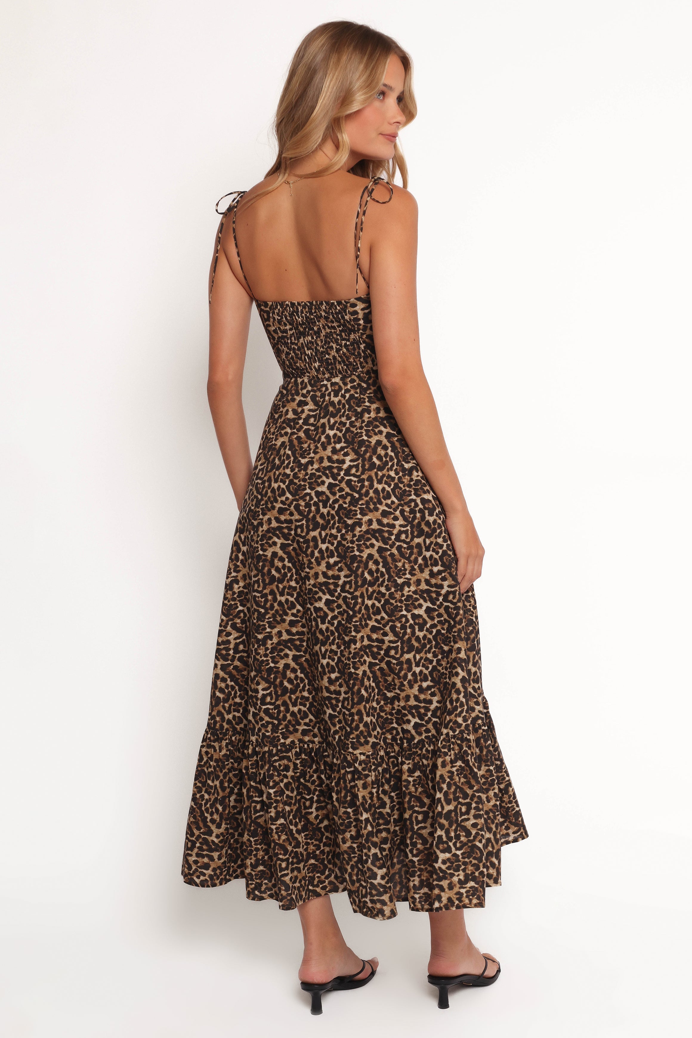 Léa | Robe Midi Léopard