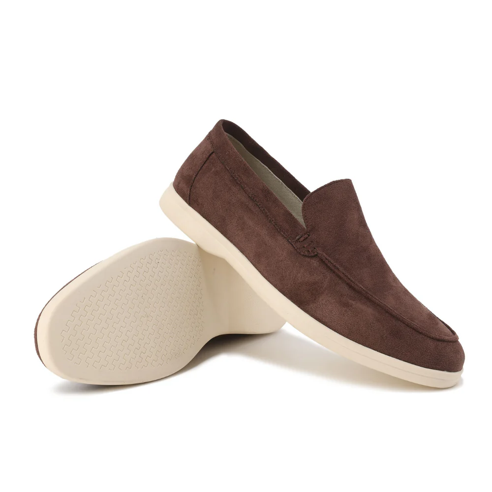 Louis | Mocassin En Suède Luxueux