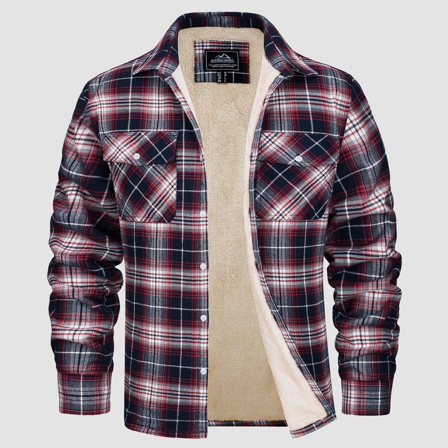 Léonard | Veste À Carreaux Chaleureuse