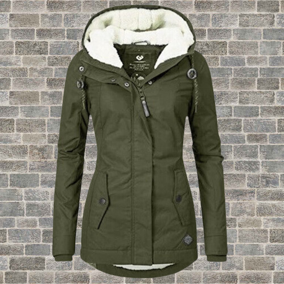 Jacqueline | Veste Confortable D'hiver Avec Sherpa